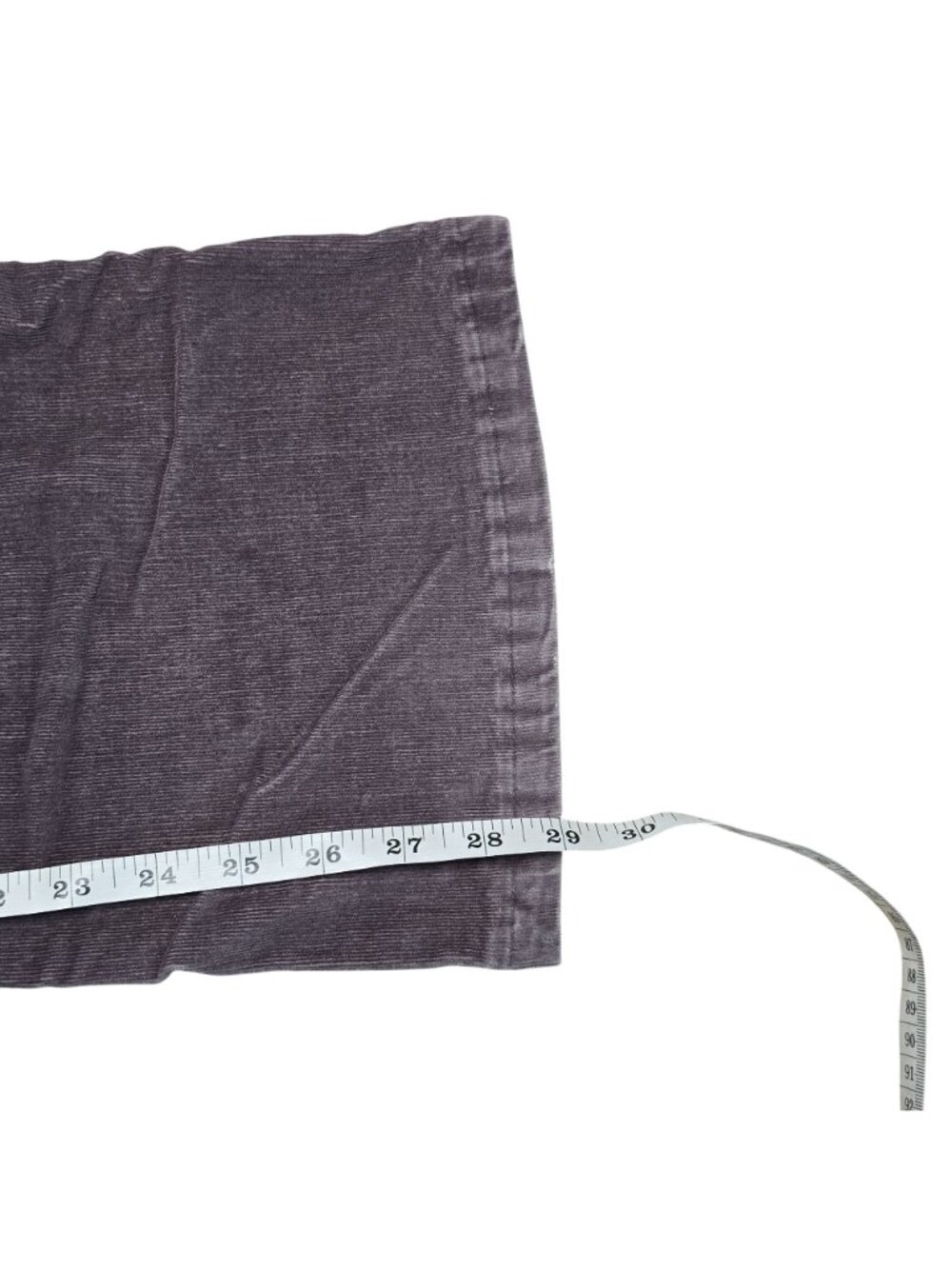 Vintage Jag Womens Fine Corduroy Pants Size 6 Grey Bootcut Mid Rise Fine Wale - Picture 8 of 9